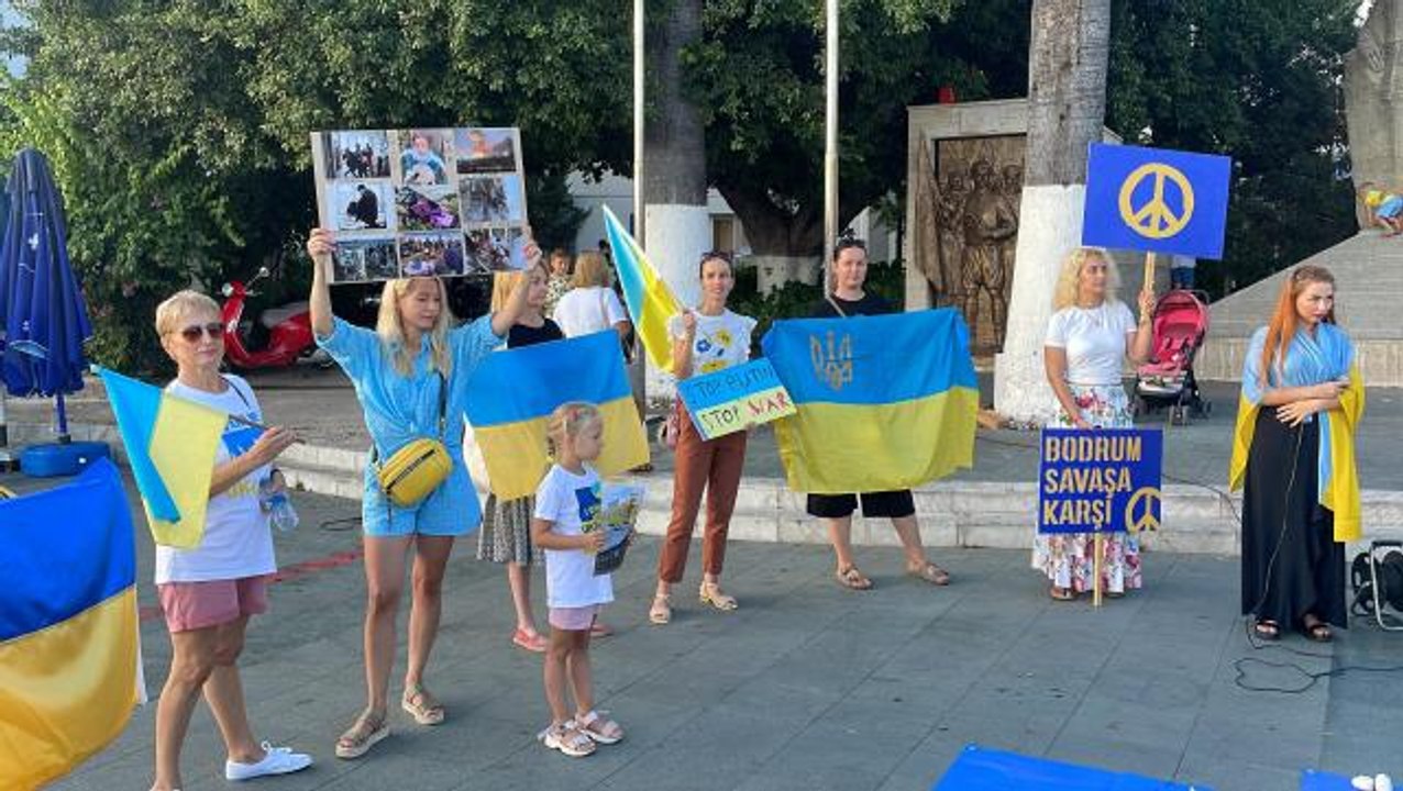 Muğla gündem haberleri: Bodrum'da, Ukrayna'nın Bağımsızlık Günü kutlandı