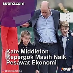 Kate Middleton Terciduk Masih Naik Pesawat Ekonomi, Warganet: Tetap Sederhana Meski Bagian Bangsawan