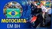 Bolsonaro faz motociata com apoiadores em BH
