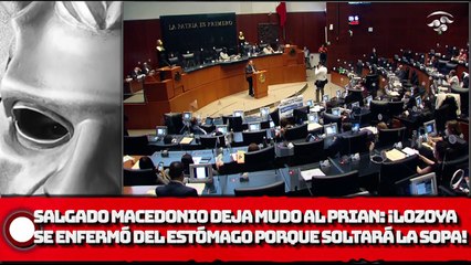 Download Video: Salgado Macedonio deja mudo al PRIAN: ¡Lozoya se enfermó del estómago porque soltará la sopa!