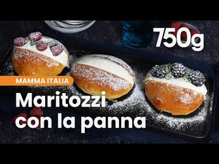 Recette de maritozzi con la panna (brioches italiennes à la chantilly) Mamma Italie #8 - 750g