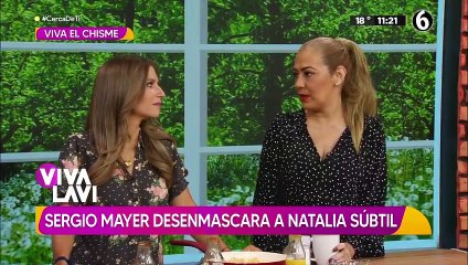 Sergio Mayer desenmascara a Natalia Subtil