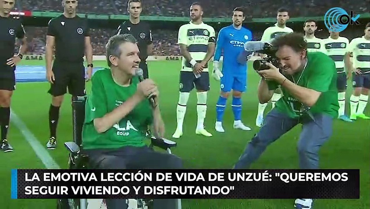 La emotiva lección de vida de Unzué: "Queremos seguir viviendo y disfrutando"