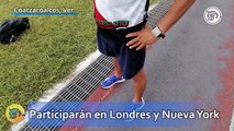 Atletas porteños asistirán a Maratones Internacionales Pascual Vázuez, José Domínguez y Marco A. Ruiz se preparan con entusiasmo