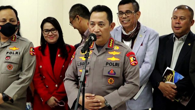 Kapolri Berikan Keterangan Pers Setelah Hadiri Rapat Dengan Pendapat Bersama Komisi III DPR RI