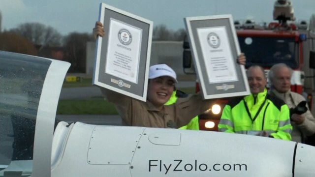 ext-Con 17 años, un piloto de ultraligero bate récord de juventud para vuelta al mundo en solitario-240822