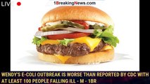 Wendy's E-coli outbreak is WORSE than reported by CDC with at least 100 people falling ill - m - 1br