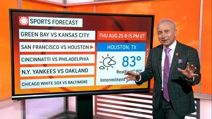 Your Thursday sports forecast for Aug. 25