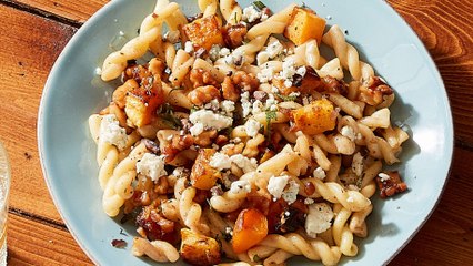 This Roasted Butternut Squash Pasta Is Fall In A Bowl