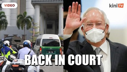 Najib leaves Kajang prison to attend 1MDB trial at KL High Court