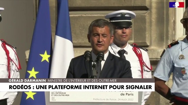 Lutte contre les rodéos urbains : «Cette lutte est l’affaire de tous» affirme Gérald Darmanin