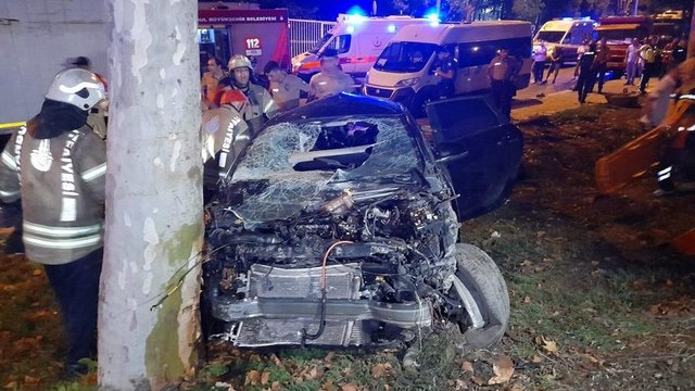 TEM Bağlantı Yolu’nda feci kaza: 5 ölü bir yaralı