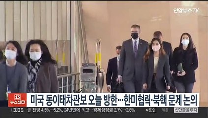 미국 동아태차관보 오늘 방한…한미협력·북핵 문제 논의