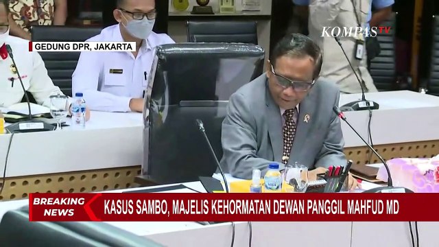 Bahas Dugaan Aliran Dana Sambo ke Anggota DPR, Mahfud MD Hadiri Panggilan MKD