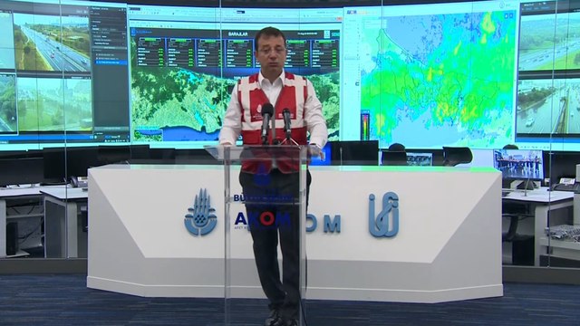 İmamoğlu: Yağışlar bugün ve yarın devam edecek