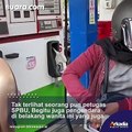 Bikin Heboh Warganet, Wanita Ini Tumpahkan Minyak saat Isi BBM Sendiri Tanpa Petugas SPBU