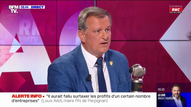 C'est un abruti, il sera viré du Rassemblement national : la réaction de Louis Aliot à propos du suppléant RN qui a brandit un drapeau pro-russe lors d'un rassemblement de réfugiés ukrainiens