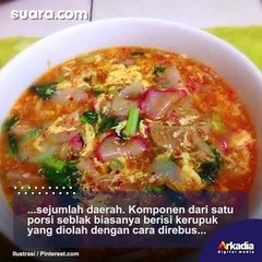 Dikemas Pakai Gelas Plastik, Penampilan Seblak Bikin Publik Melongo