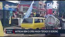 Antrean BBM Sepanjang 1 Km Masih Terjadi Di SPBU Sorong