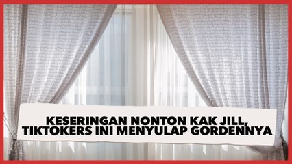 Keseringan Nonton Kak Jill, TikTokers Ini Menyulap Gordennya Jadi Scrunchie
