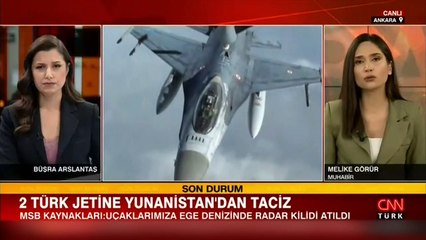 Download Video: Yunan uçaklarından yine Türk F-16'larına taciz