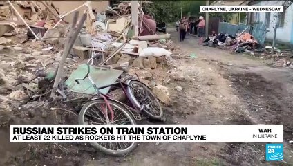 Russian attack kills 22 civilians on Ukraine's Independence Day