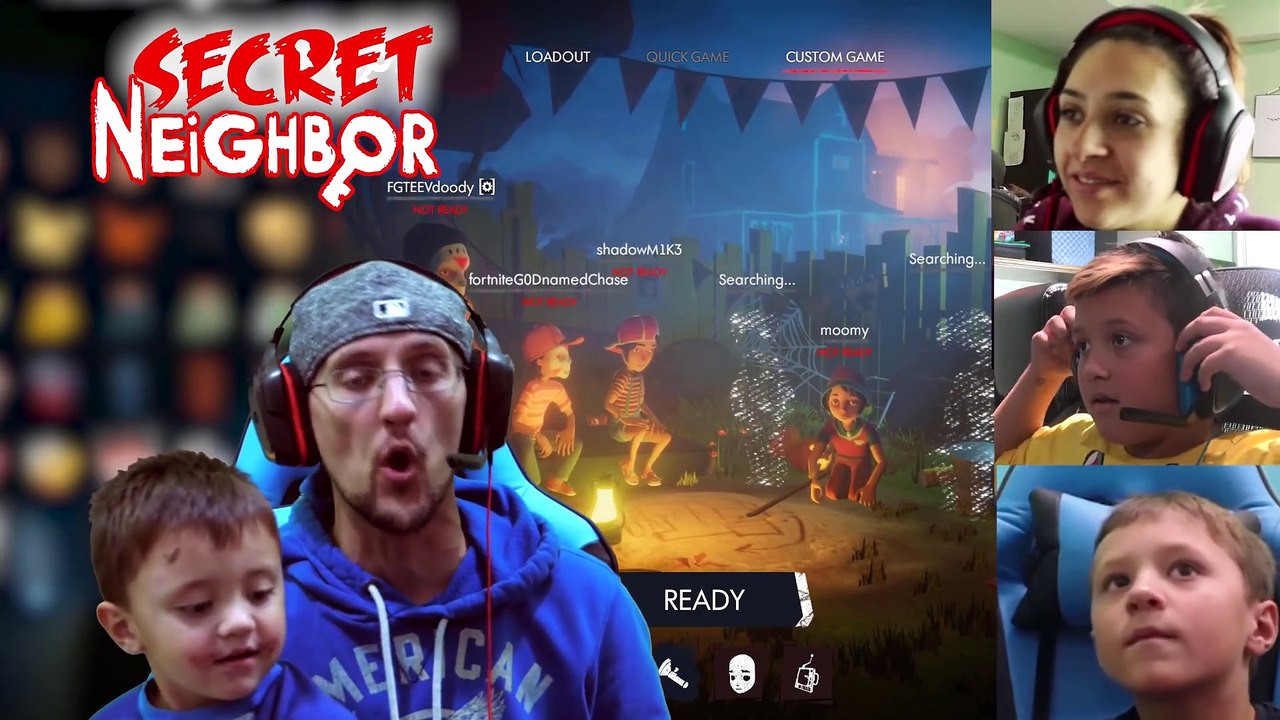 HELLO NEIGHBOR PUMPKIN HEAD! Halloween HidenSeek Secret Neighbor + FGTEEV House Alarm Goes Off