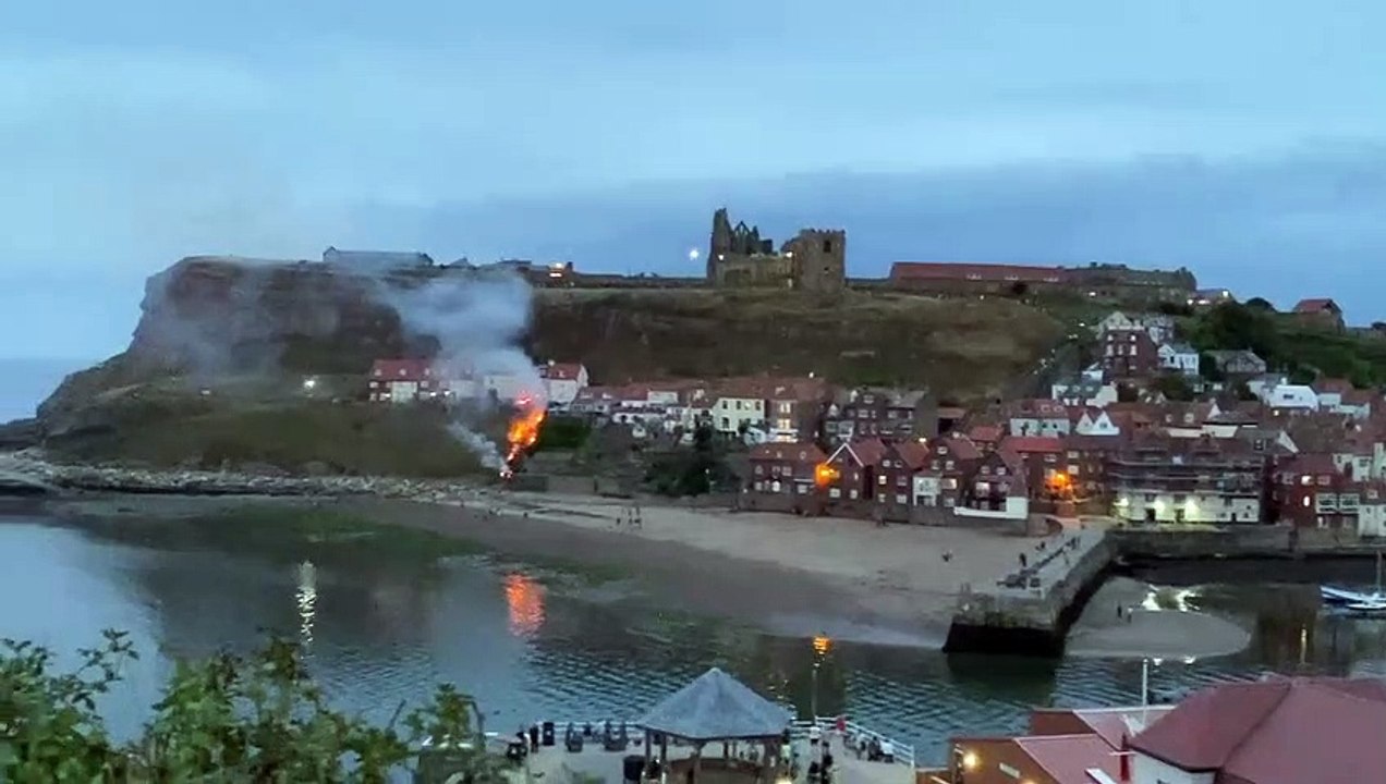 Whitby Tate Hill Beach Fire