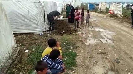 Sağanak yağmur sonrası 300 kişinin tahliye edildiği bölge gündüz görüntülendi