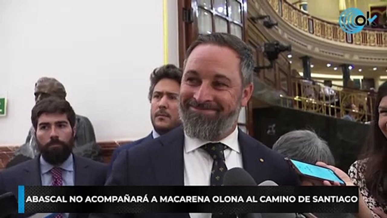 Abascal no acompañará a Macarena Olona al Camino de Santiago