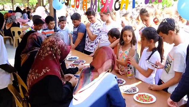 Yaz Kur'an kursu öğrencileri kapanış programında doyasıya eğlendi