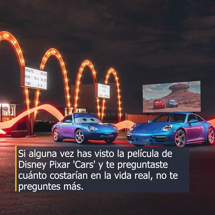 Porsche con temática de "Cars" se ven en $3 millones de dólares