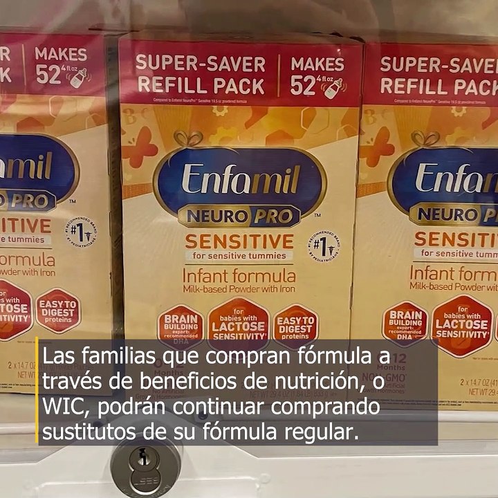 Programas de ayuda para obtener fórmula se extienden