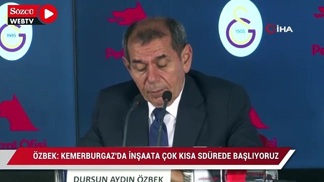 Dursun Özbek: Kemerburgaz’da inşaata çok kısa sürede başlıyoruz