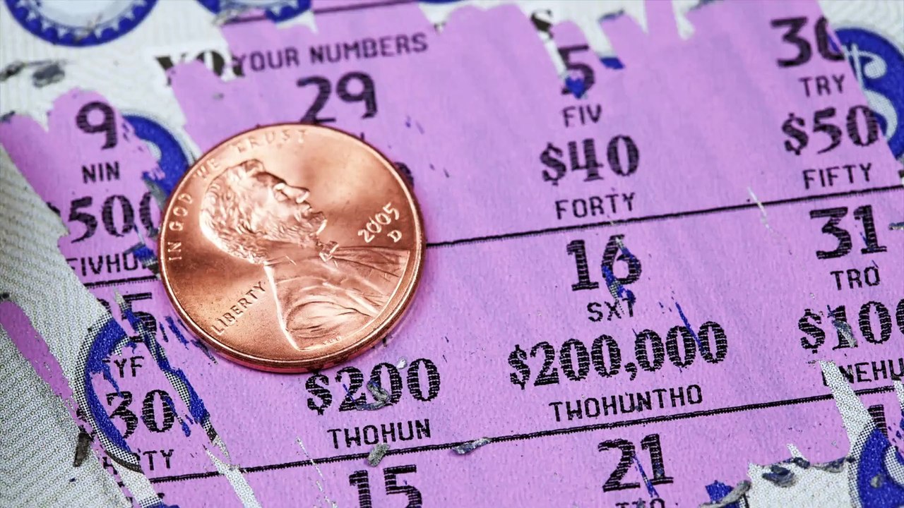 Hund frisst Rubbellos