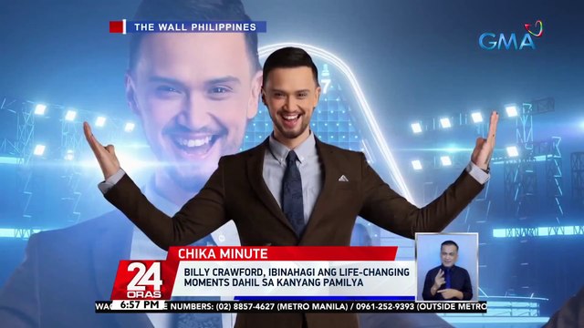 Billy Crawford, grateful sa pagtanggap sa kaniya ng Kapuso network; aabangan bilang host ng The Wall Philippines na mapapanuod na sa Aug. 28, 3:35PM | 24 Oras