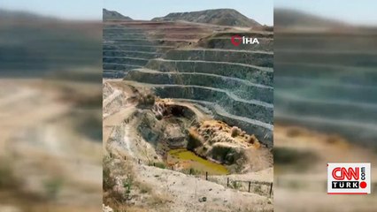 20 bin onsluk altın keşfedilen alanda kontrollü patlama