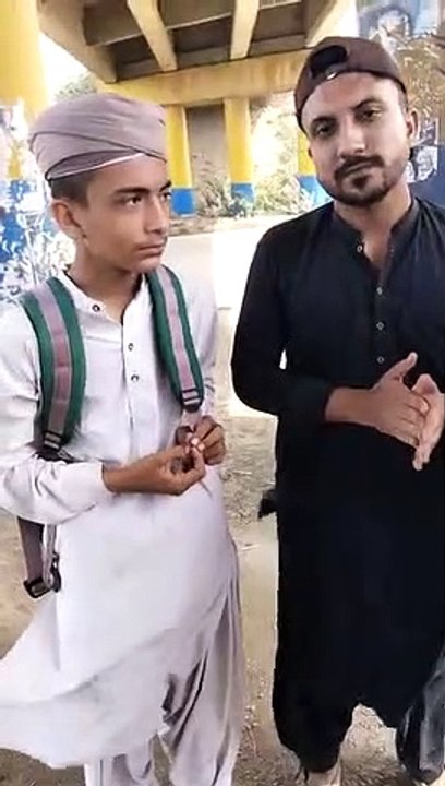 Police Madadgar-15 Mochko performing a humanitarian act handed over a missing child to his brother.