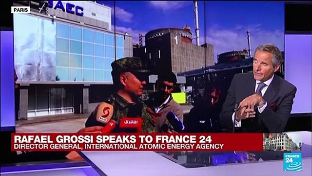 Rafael Grossi speaks to FRANCE 24: IAEA director says visit to Zaporizhzhia 'within days'