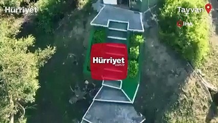 Tayvan askerleri, Çin dronunu taş atarak düşürmeye çalıştı