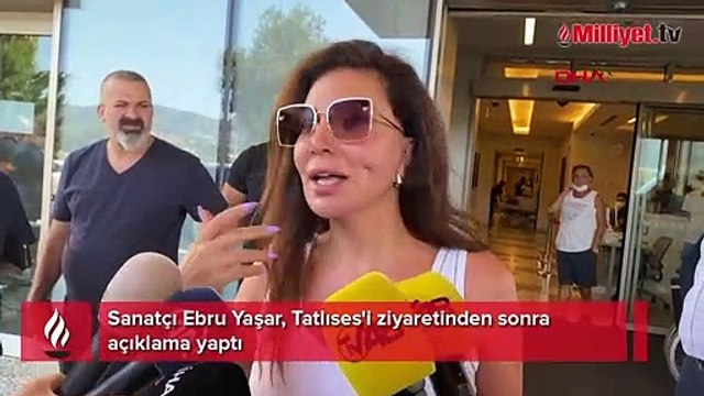 Sanatçı Ebru Yaşar, Tatlıses'i ziyaretinden sonra açıklama yaptı