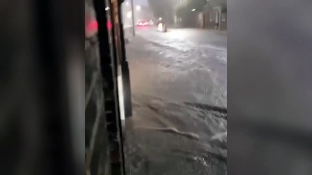Flooding in Northgate Street, Bury St Edmunds