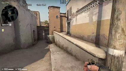 How to Smoke CT Start on Dust 2, option 2 - CSGO
