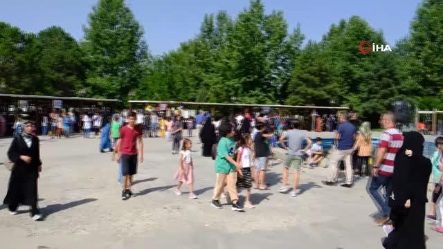 Yaz Kur'an kursu öğrencileri kapanış programında doyasıya eğlendi