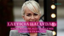 Laeticia Hallyday : sirène radieuse, elle dévoile ses tatouages en maillot