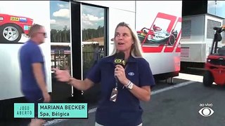 F1: Mercedes ganha versão comemorativa com o bico vermelho; Mari Becker mostra tudo na Bélgica
