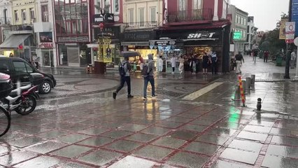 Trakya'da sağanak hayatı olumsuz etkiliyor