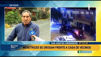 Meretrices se drogan frente a viviendas de vecinos en SJL