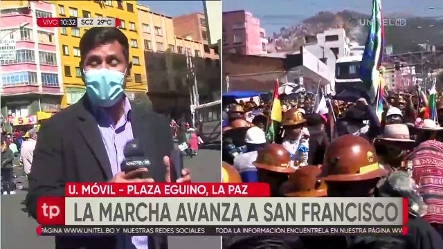 Cocaleros de Adepcoca no dejaron pasar la marcha del MAS