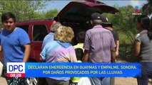 Emergencia en Guaymas y Empalme, Sonora, por daños causados por lluvias